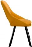 Стул DikLine 247 поворотный, Z280 апельсин, ножки черные