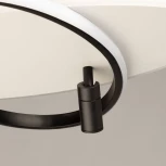 Потолочный светильник круглый со спотами De City Драйв 377015004 (регулировка яркости, LED, 220V, пульт управления)