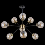 Потолочная люстра на штанге Citilux Планета CL105295 (220V, шарики, молекулы)
