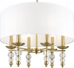 Подвесная люстра Freya Side FR1009PL-06BS (220V, на цепи, круглые)