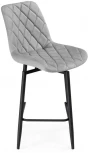 Барный стул Баодин К Б/К крутящийся светло-серый / черный 517143 Notta
