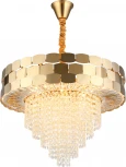 Подвесная люстра Dzhoell APL.823.03.12 (220V, хрусталь, подвески, на цепи)