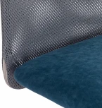 Компьютерное кресло игровое Tetchair START (Флок,Ткань/Синий,Серый) 21294