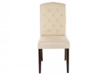 Обеденный стул Woodville Menson dark walnut / fabric cream 11023