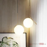Подвесной светильник (люстра) Flexic Lights Family Michael Anastassiades D30 ImperiumLoft 40,623 (73680-22) (220V, на проводе, шар)