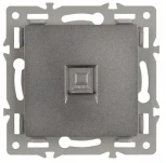 Механизм компьютерной розетки SCT-MPC1-PL-GR (RJ-45, CAT6) (Arlight) 045335