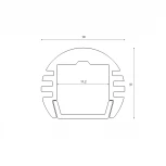 Профиль для светодиодной ленты SF-1915 SWG