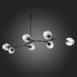 Потолочная люстра на штанге Evoluce Rametto SLE154843-07 (220V, шарики, молекулы)