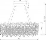 Подвесной светильник Maytoni Tissage MOD490PL-10G (220V, на тросе)
