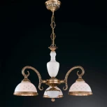 Подвесная люстра Reccagni Angelo 8210 L 8210/3 (220V, на цепи, узор в клетку)