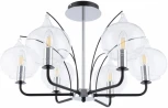Потолочная люстра на штанге Arte Milano Napoli-321007 321007/6 BK.CR (220V)
