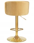 Стул барный DOBRIN DARCY GOLD (песочный велюр (1922-3)) 5025_GoldBase-LM GOLD, цвет сиденья песочный (1922-3), основания золото