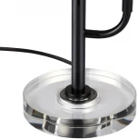 Настольная лампа Odeon Light Kolos 5459/9TL черный глянцевый/прозрачн./металл/стекло/хрустальное стекло LED 9W 3000K (220V, выключатель)