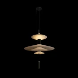 Подвесной светильник Loft It Skylar 10244/C Black (220V, на тросе, круглые, летающая тарелка)