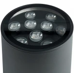 Архитектурная подсветка Feron Корфу 48355 DH0710, 2*9W, 1500Lm, 2700K, черный Бостон (LED, 220V, круглые, IP54)