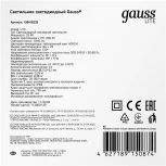 Настенно-потолочный светильник Gauss Lite 126418225
