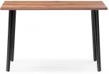 Стол деревянный Денвер Лофт 120 25 мм дуб делано темный / черный матовый 506941 Woodville