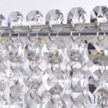 Подвесная люстра светодиодная APL LED Sicilia SH505.0.60.B.Ni.4000 (220V, хрусталь, на тросе)