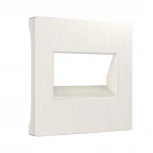 Накладка для двойной розетки Еthernet RJ-45 (перламутровый рифленый) Werkel W1191113 (a051176)