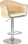 Стул барный DOBRIN MARCEL (бежевый велюр (MJ9-10))
