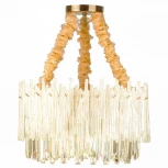 Подвесная люстра Glacier L05010.92 (220V, хрусталь, на цепи, круглые)