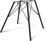 Стул Sheffilton SHT-ST35-3/S37 тростниковый сахар/зефирный/черный муар от фабрики Sheffilton