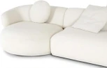 Диван Fabro ОГОГО (арт.851165), (Ткань,Букле/Белый)