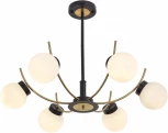 Потолочная люстра на штанге Arte Milano Neapolis-76169 276169/6 BK/GD (220V, шар)