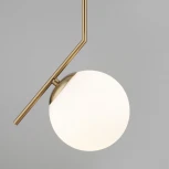 Подвесной светильник Eurosvet Frost 50152/1 латунь (220V, на проводе, шар)