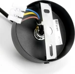 Подвесной светильник Feron HL3658 Barrel ECHO levitation 48403 12W, GX53, чёрный, с антибликовой сеточкой (220V, на проводе, круглые)
