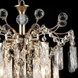 Подвесная люстра хрустальная Reluce 02584-0.4-04 FGD (220V, на цепи)