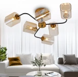 Потолочная люстра на штанге Rivoli Merula 9142-306