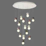 Подвесная люстра Mantra Galaxia 7620 (220V, подвески, на проводе, шарики)