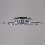 Потолочная люстра светодиодная на штанге с пультом Reluce 09827-3.3-5+5C CR (RGB) (220V)