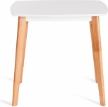 Стол обеденный Claire квадратный Tetchair (МДФ/Белый,Натуральное дерево) арт.21286