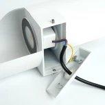 Настенный светильник уличный светодиодный Окленд 48312 Feron DH109, 2*5W, 520Lm, 3000K, белый (220V, IP54)