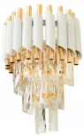Бра Lumina Deco LDW 6003-2 WT+F.GD (220V, хрусталь)