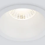 Встраиваемый точечный светильник светодиодный белый Elektrostandard Lin 15266/LED (220V, круглые)