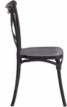 Обеденный стул Tetchair CROSS (Пластик/Черный) 19693