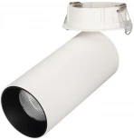 Светильник SP-POLO-BUILT-R65-8W Day4000 (WH-BK, 40 deg) (IP20 Металл) 027249