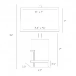 Интерьерная настольная лампа ImperiumLoft 43.117