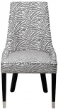 Обеденный стул Garda Decor ELEGANTE-3K-ПРИНТБЕЖ-Ana BEG (Черный/Серый)
