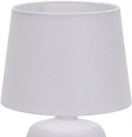 Настольная лампа Escada Eyrena 10173/L White 1x40Вт E14, керамика/ткань, белый (220V)