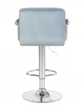 Стул барный KRUGER ARM (пудрово-голубой велюр (MJ9-74))