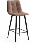 Стул полубарный CHILLY (mod. 7095пб ) (Ткань,Металл /Бежевый,Черный)