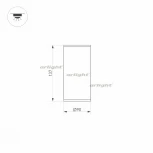 Накладной точечный светильник Arlight LGD-FORMA-SURFACE 029971 (LED, 220V, круглые, IP54)