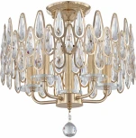 Потолочная люстра хрустальная на штанге Arte Milano Sorrento-2009 372009/5/80/400 GD (220V)