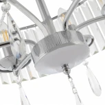 Подвесная люстра хрустальная на штанге Arte Milano Sorrento-1009 371009/6/50/500 CR (220V)