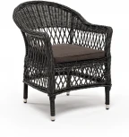 "Сицилия" плетеный стул из искусственного ротанга, цвет графит 4SIS арт.УТ-00006466