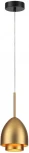 Подвесной светильник Lumion Avrora 8001/1A черный/античное золото металл/металл Е14 40W 220V (на проводе)